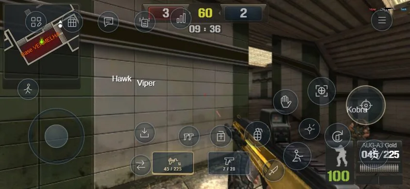 Gameplay Revolution Point Blank dari proyek game, tanpa panel akun